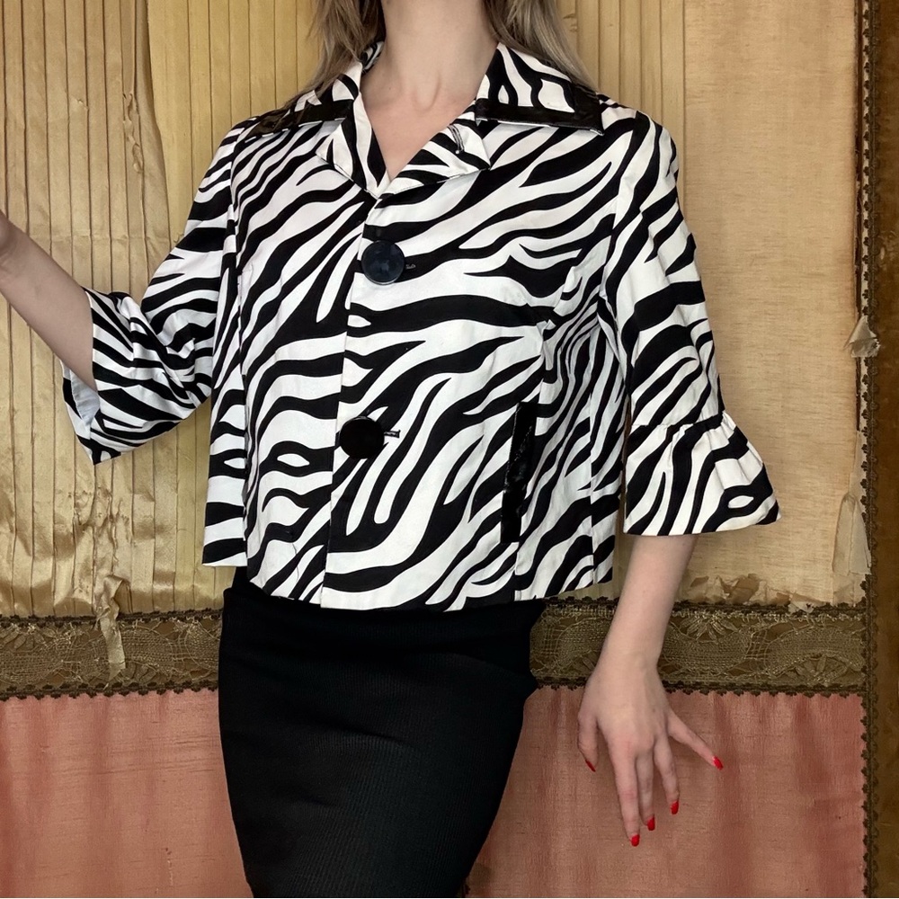 Zebra Print Women's Top